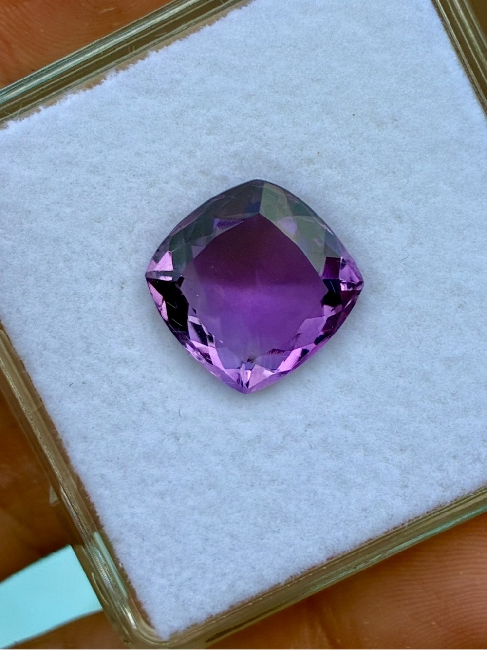 7.5CTW genuine custom cut amethyst gem with gem jar :)